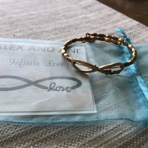 Alex and Ani infinity love bangle